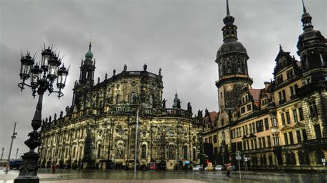 Dresden, Germany, houses, night, rain wallpaper | travel and world ...