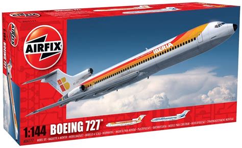 Amazon.com: Airfix A04177 Boeing 727 1:144 Scale Civil Aircraft Series ...