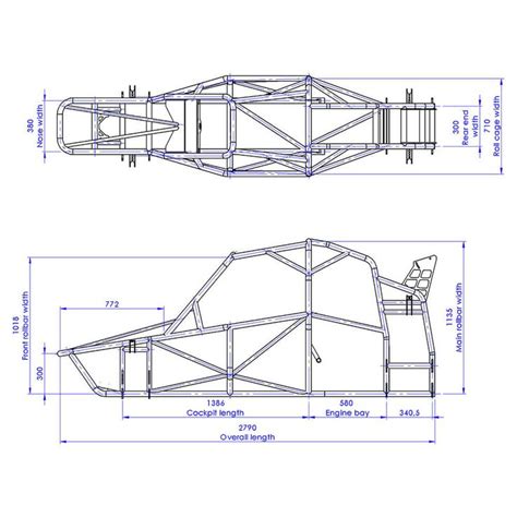 Blueprint go kart frame dimensions - partvsa