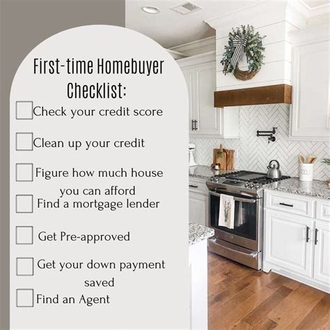 First Time Homebuyer Checklist 🏠 | Home buying checklist, Home buying ...