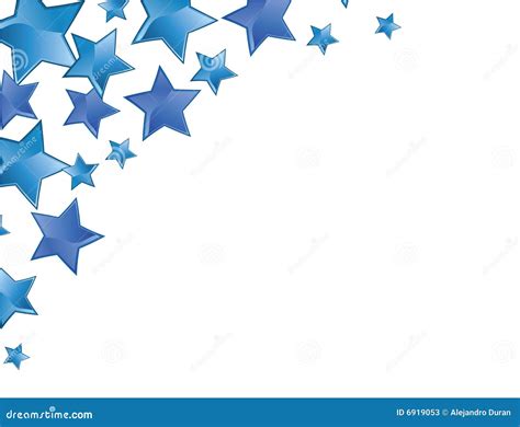 Blue Stars Frame Stock Photos - Image: 6919053