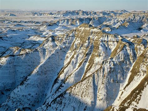 Badlands National Park in Winter. | National parks, Badlands national ...