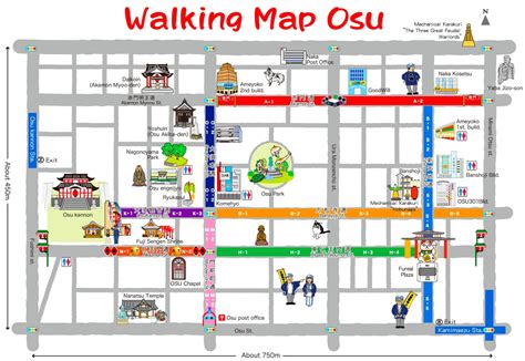 Nagoya Osu map - Ontheworldmap.com