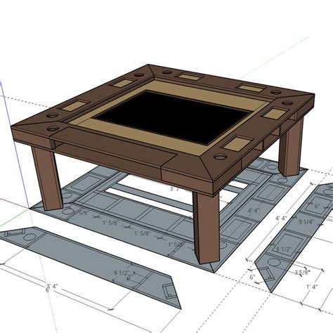 3D Design Plans for Dungeons and Dragons Gaming Table — Hook & Chance