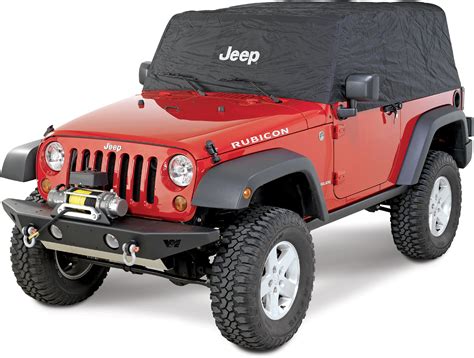 Mopar Jeep Logo Cab Cover for 07-18 Jeep Wrangler JK 2 Door | Quadratec