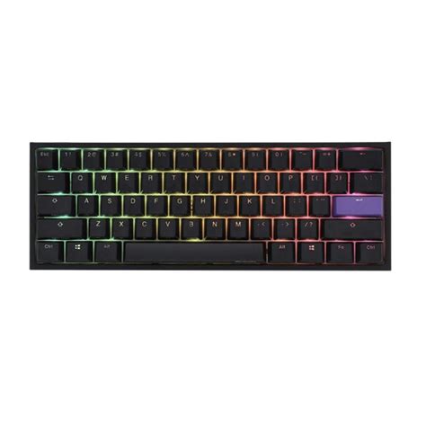 Ducky One 2 Mini RGB (Brown Cherry MX) Black RGB Mechanical Gaming Keyboard | One 2MINI | OS ...