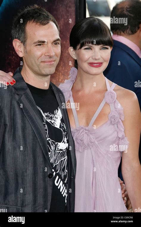 Director Vincenzo Natali and Delphine Chaneac Los Angeles Premiere of Warner Bros. Pictures ...