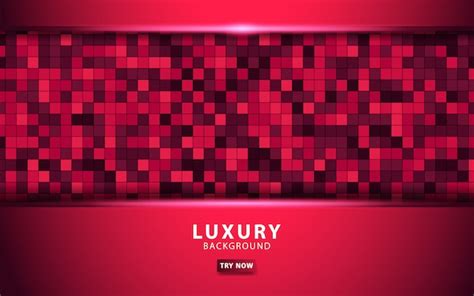 Premium Vector | Luxury red overlay layers background. realistic light effect on textured red ...