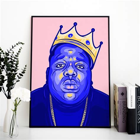 Biggie Smalls poster Notorious BIG poster Rap poster Rap | Etsy