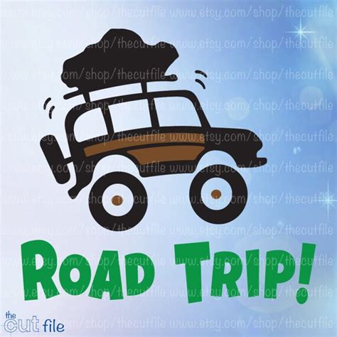 Road Trip svg Adventure Vacation clip art vinyl vector cut