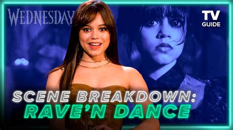 WEDNESDAY's Jenna Ortega Breaks Down That Rave'N Dance Scene - YouTube