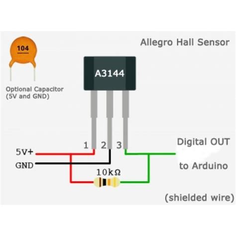 Hall Effect Sensor A3144 - CRCibernética