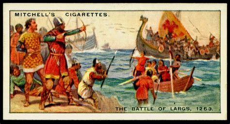 Cigarette Card - The Battle of Largs 1263 | Flickr - Photo Sharing!