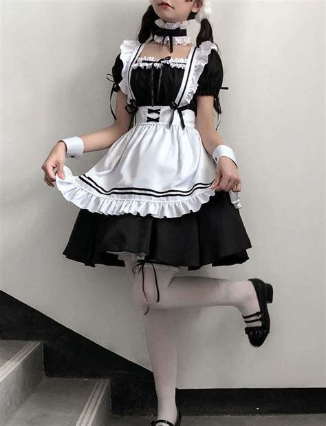 Pin by Mikaela on мя in 2021 | Maid costume, French maids outfits, Kawaii fashion outfits