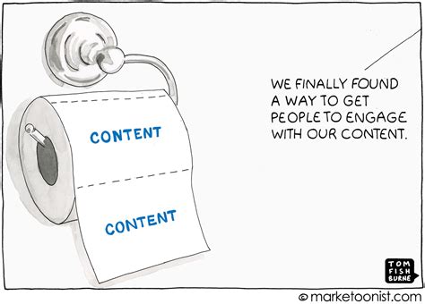 content marketing engagement - Marketoonist | Tom Fishburne