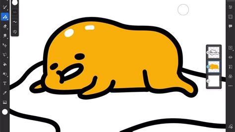 How to draw: Gudetama (Easy) - YouTube