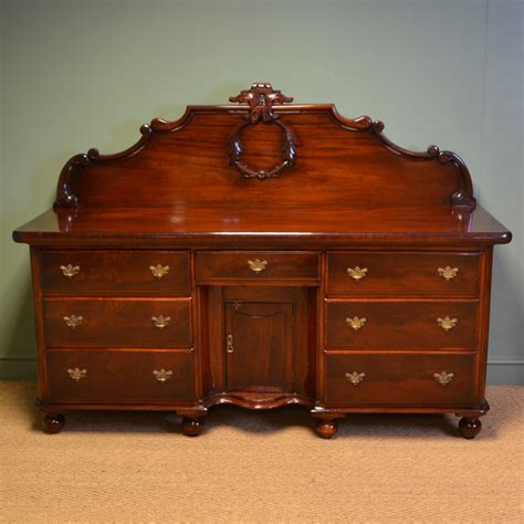 Large Figured Mahogany Quality Antique Victorian Sideboard | 546233 | Sellingantiques.co.uk