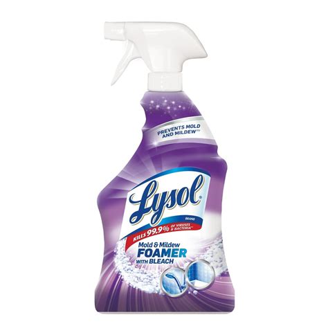 Lysol Mold & Mildew Blaster w. Bleach, Bathroom Cleaner Spray, 28oz - Walmart.com - Walmart.com