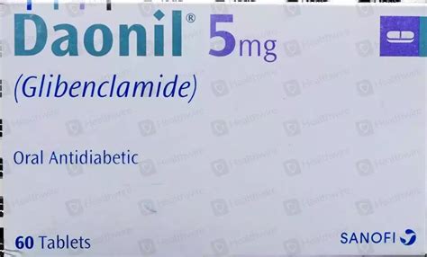 Daonil (5mg) 60 Tablets Price in Pakistan - Uses, Dosage, Side Effects