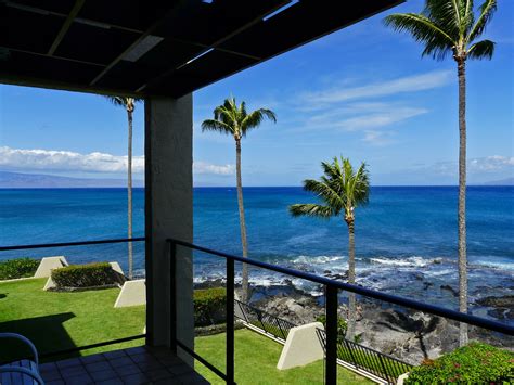 What a view! Photo taken from a point ocean front unit at Napili Point Resort Maui, Hawaii ...