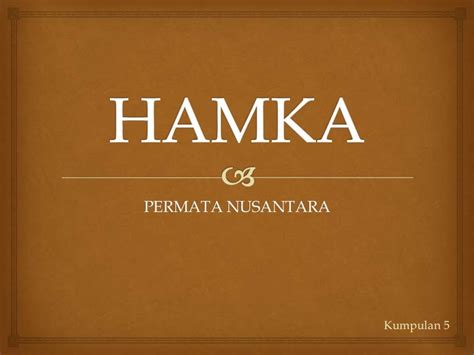 Hamka :)