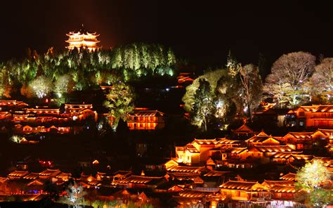 Lijiang by night Wallpaper