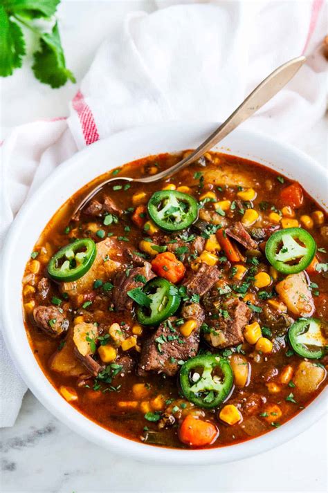 Instant Pot Spicy Beef Stew - Aberdeen's Kitchen