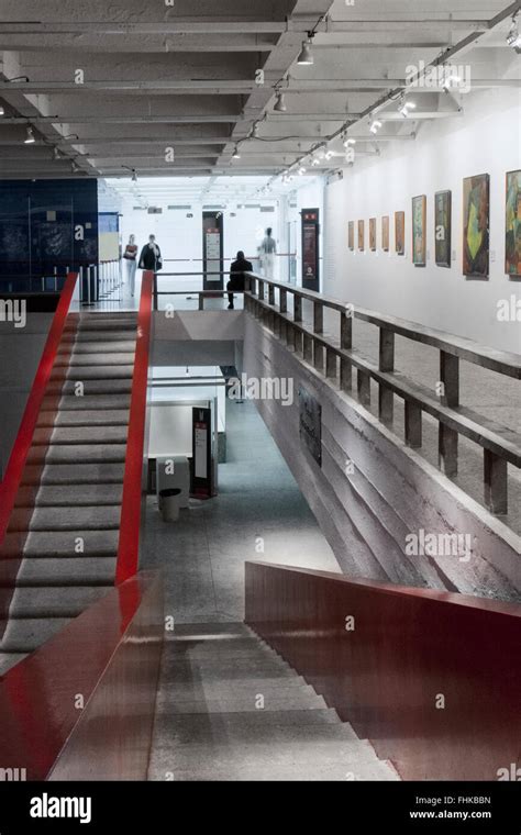 Interior of the Sao Paulo Art museum (MASP Stock Photo - Alamy