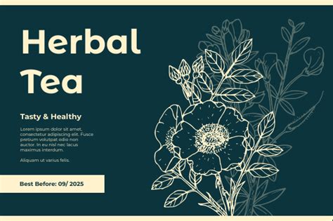 Herbal Tea Label | Label Template