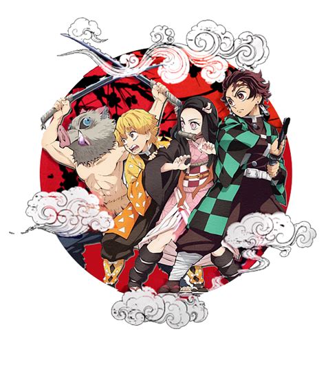 Demon Slayer Anime T Shirt Sticker by Anime Art - Pixels