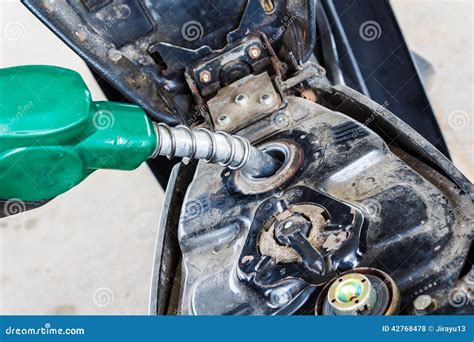 Fill up of gasoline stock photo. Image of journey, motorcycle - 42768478