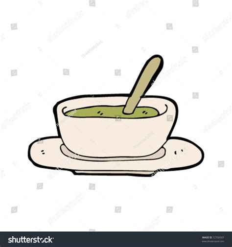 Bowl Soup Cartoon Stock Vector 72700597 - Shutterstock