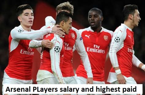 Arsenal Players Salary 2018 per week list, highest Arsenal player wage