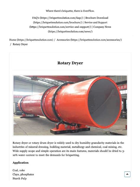 Rotary Dryer | PDF