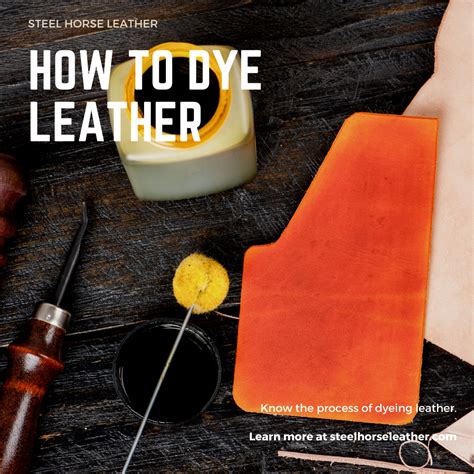 How To Dye Leather: Dummies Guide To Dye Leather