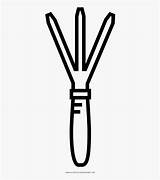 Garden Rake Coloring Page  Free Transparent Clipart ClipartKey sketch template