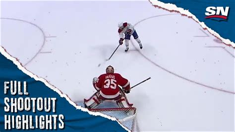 Montreal Canadiens at Detroit Red Wings | FULL Shootout Highlights ...