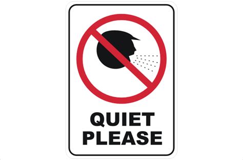 Quiet Please Sign