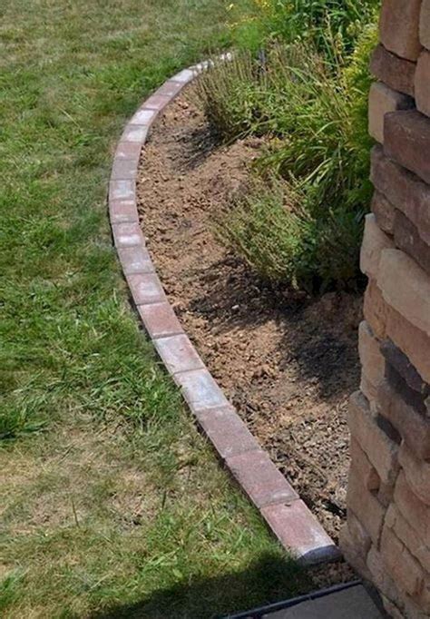 I have not come across the idea until today. Landscape Bricks Ideas | Brick garden, Brick garden ...