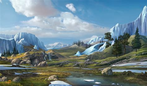 ArtStation - Ice Age Landscape