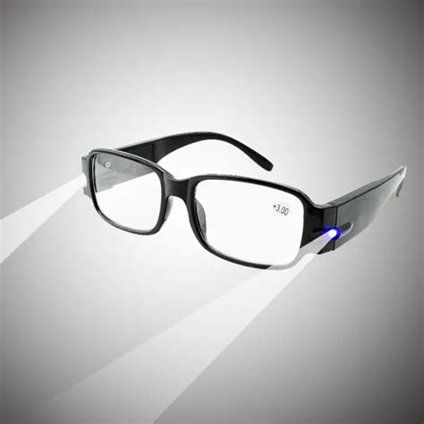 Fashion Style Design Glasses!!! Unisex Multifunction LED Reading Glasses Presbyopia Presbyopic ...