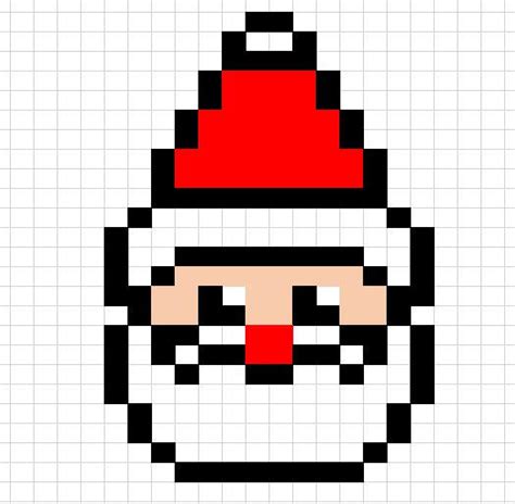 Santa claus pixel art by MissCorail5 on DeviantArt