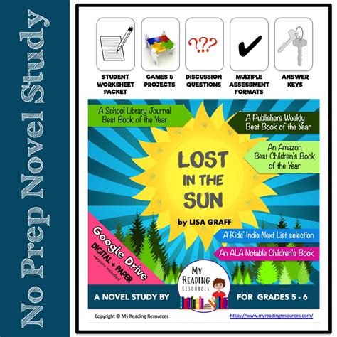 Lost in the Sun Novel Study - My Reading Resources