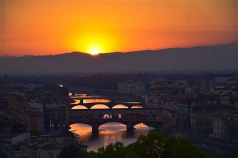 Sunset in Florence, Italy