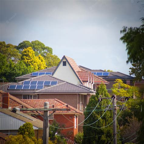 Premium Photo | Rooftop solar panels