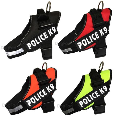 Dog Harness Vest Police K-9 - Reem Pet Store