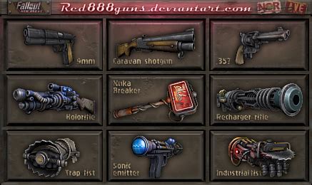 Fallout New Vegas weapons for classic Fallout by Red888guns on DeviantArt