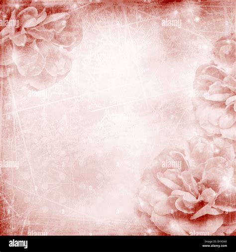 Beautiful pink wedding background with roses Stock Photo - Alamy