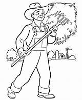 Agricultor Para Colorear sketch template