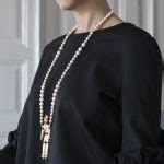 Bohemian style long pendant necklace - RzJewelryDesign
